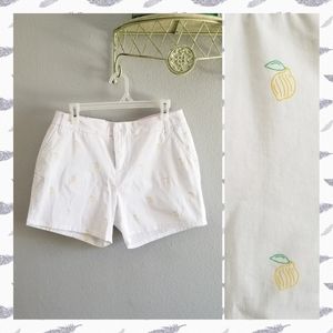 Andrew Marc/Marc New York Lemon Print Shorts